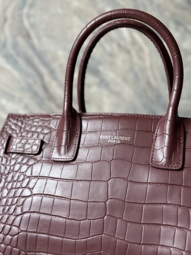 شنطة بمقاس كبير سانت لورن بالوان العنابي المطفي