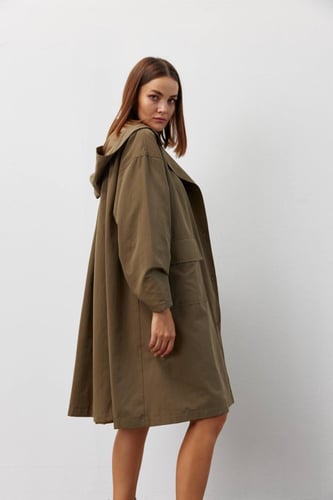 جاكيت بالطو زيتي استايل كوري