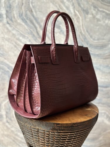 شنطة بمقاس كبير سانت لورن بالوان العنابي المطفي