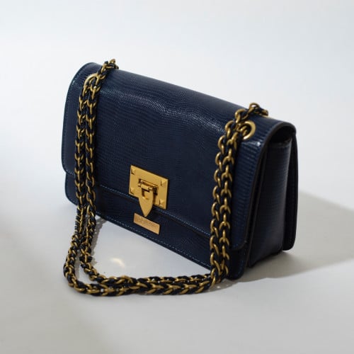 luxury classic bags - navy blue