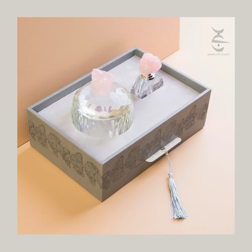 هدية فاخرة من الكرستال مع حجر الكوارتز