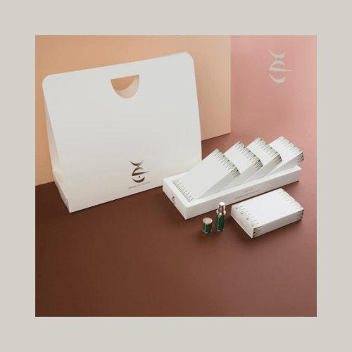 زجاجة تعبئة العطر الجلدية بالقط العسيري