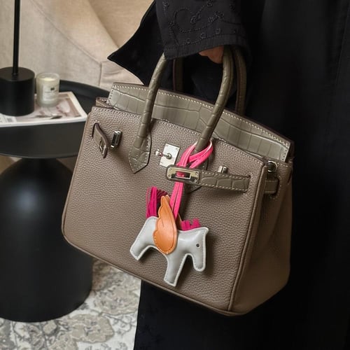 بيركن أسود 25 cm جلد طبيعي