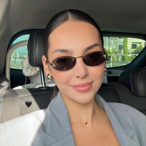 نظارات فندي - فضي