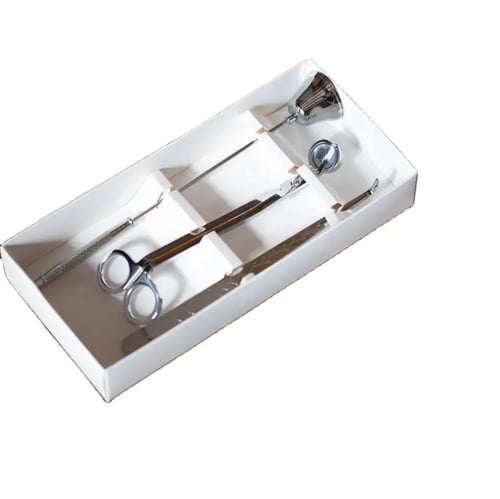 مجموعة إكسسوارات العناية بالشمعة. 3 في 1