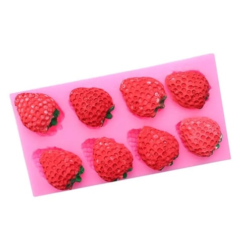 قالب شمعة الفراولة