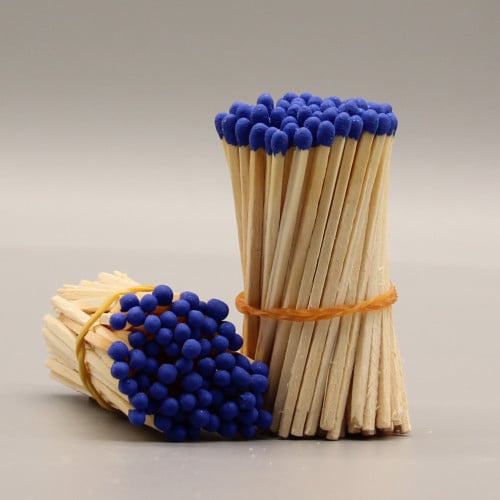 كبريت لون ازرق