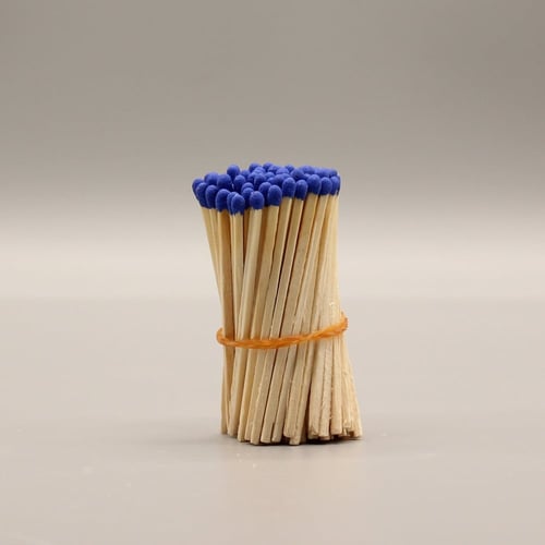 كبريت لون ازرق