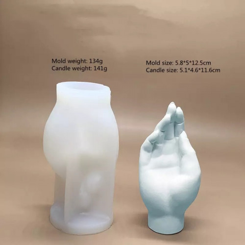 قالب شمعة اليد