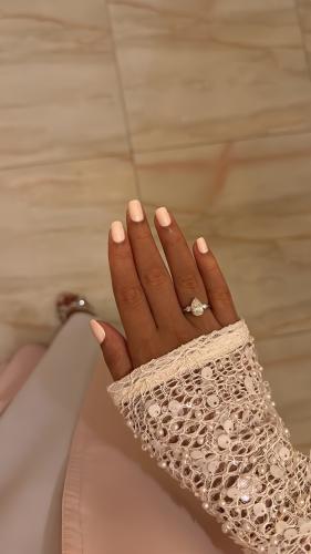 Pearled Pink Abaya