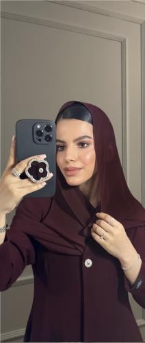 Deep Burgundy Abaya