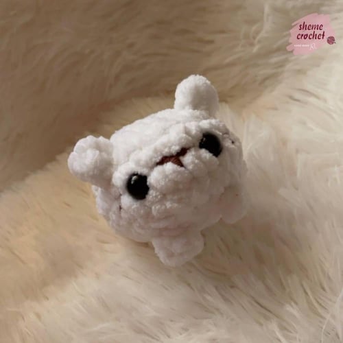 كروشيه دُمية القطة سنُو