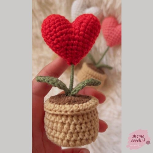 كروشيه زَهْرَة القُلُوب