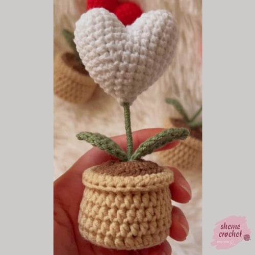 كروشيه زَهْرَة القُلُوب