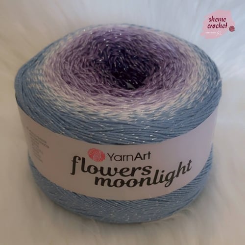 يارن ارت فلاورز مون لايت 3264 Yarn Art Flowers Moo...