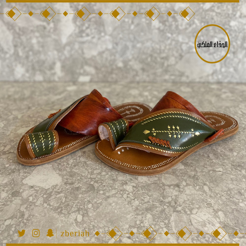 حذاء زبيري تفصيل وتطريز يدوي