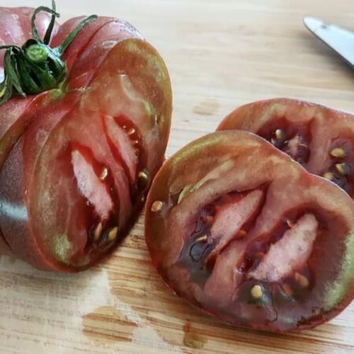 بذور طماطم Brandywine Black موروثة