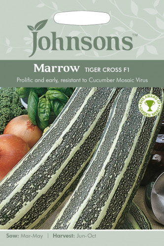 بذور Marrow خطوط النمر f1