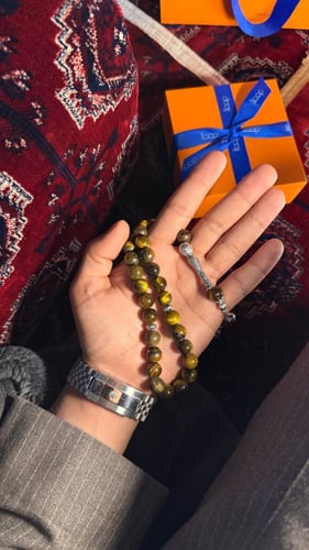 سبحه عين النمر البني من براند اوب