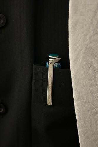 قلم كارتير سداسي-أزرق مموج