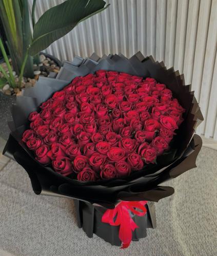 بوكيه 100 ورده