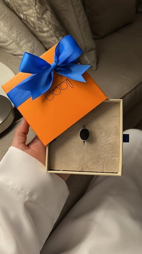 خاتم فضه اسود ملكي