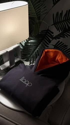 بلوفر شتوي مع اسواره تفصيل رمادي