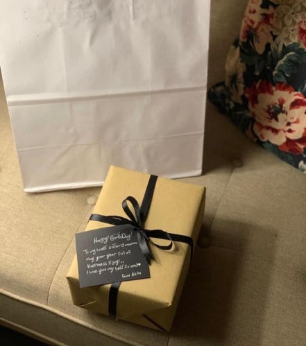 تغليف مع عبارة وبركود