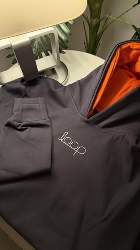 هودي دبل كاب من براند اوب رمادي