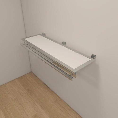 معلاق جداري للعبايات ستانلس ستيل لغرفة الضيوف