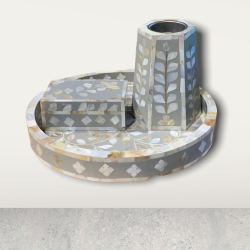 طقم مبخرة صدف