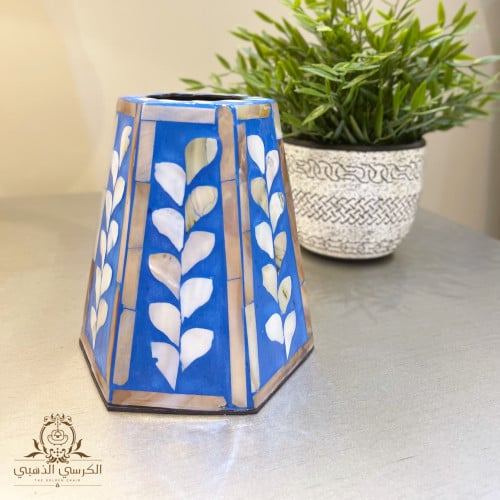 شمعدان صدف أزرق