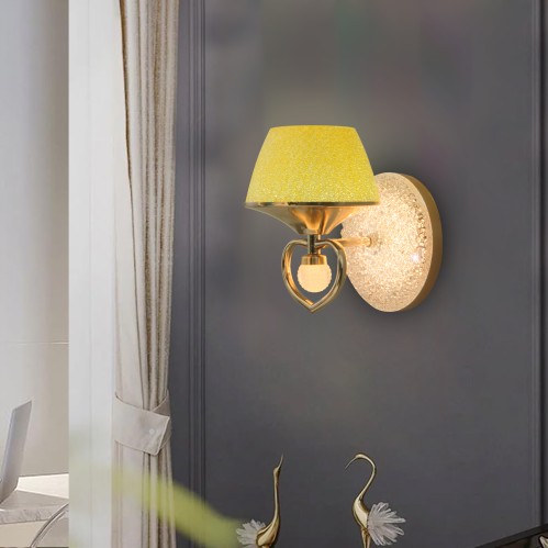 أبليك جداري مودرن ثلاث إضاءات، لون ذهبي، تصميم عصر...