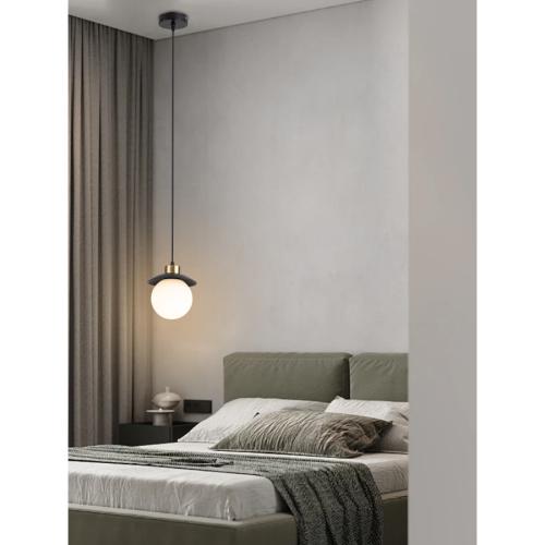 ثريا مودرن سقف مفرد لون أسود إضاءة لبمة E27 | لون...