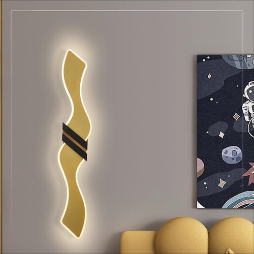 أبليك جدراي ليد مصباح إنارة جداري فاخر مع 3 مستويا...