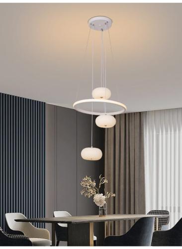 ثريا علاقي مودرن سقف LED حديثة 6624 - ثلاث مستويات...