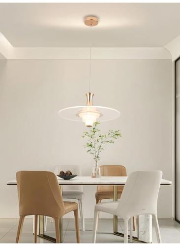 ثريا سقف مودرن حديثة إضاءة ليد من الأكريليك الفاخر...