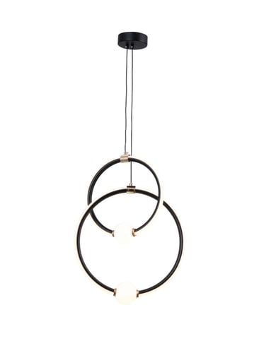 ثريا علاقي LED - أسود، طول السلك 80 سم، لمبات LED...