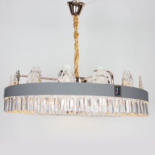 ثريا كرستال استايل اوروبي مع حزام جلدي مقاس 80 سم8...