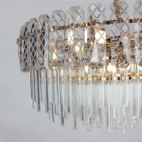 ثريا كرستال استايل اوروبي راقي مقاس 80 سم8043-80