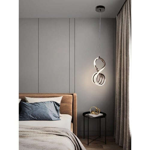 ثريا مودرن سقف مفرد - لون أسود من الأكريليك حديثة...