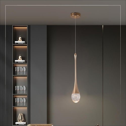 مصباح سقف معلق ليد 6579 أكريليك على شكل قطرة قوة 8...