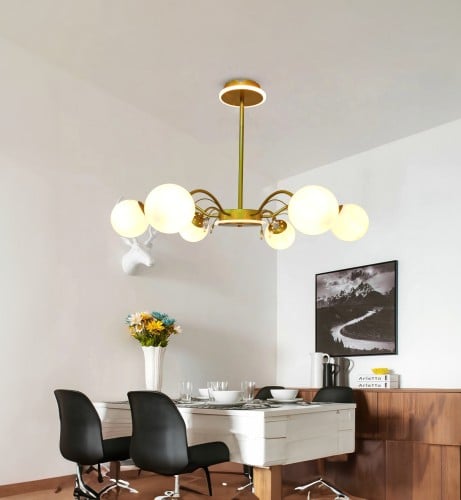 ثريا مودرن علاقي بلورات 6 لمبة من Best Power6780-6