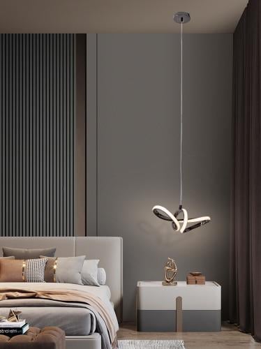 انارة علاقي مفرد ليد اسود 6546 - 1