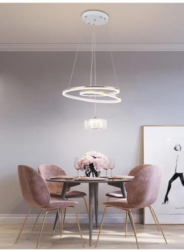 ثريا علاقي ليد مودرن - ثلاث أوضاع للإضاءة - 48 واط...