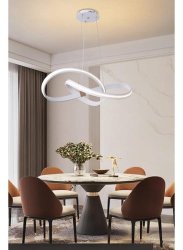 ثريا مودرن إضاءة LED - ثلاث مستويات إضاءة - ارتفاع...