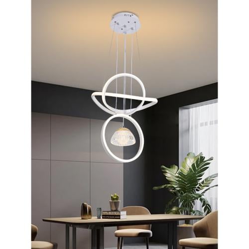 معلقة لد ثلاث اضاءات ابيض 9807