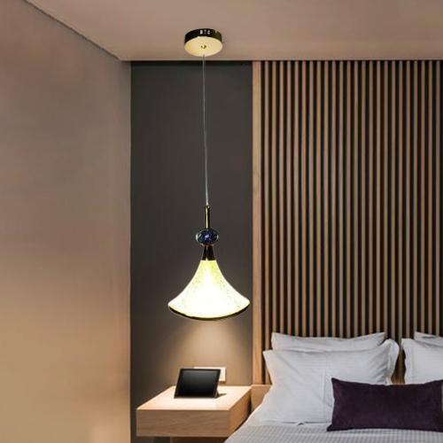 ثريا مودرن سقف لون ذهبي حديثة إضاءة ليد - 3 مستويا...