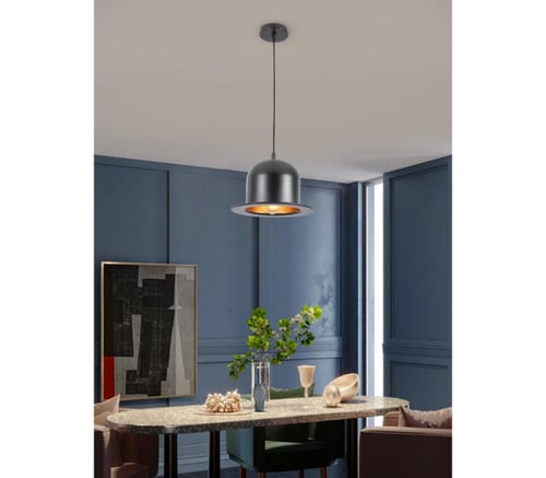 ثريا مودرن مطبخ سقف لون أسود حديثة إضاءة لمبة E27...