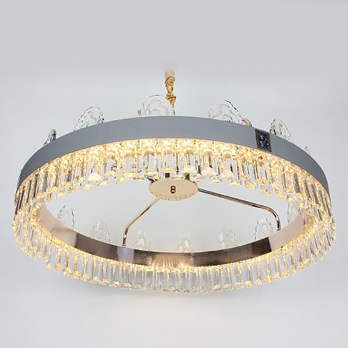 ثريا كرستال استايل اوروبي مع حزام جلدي مقاس 80 سم8...